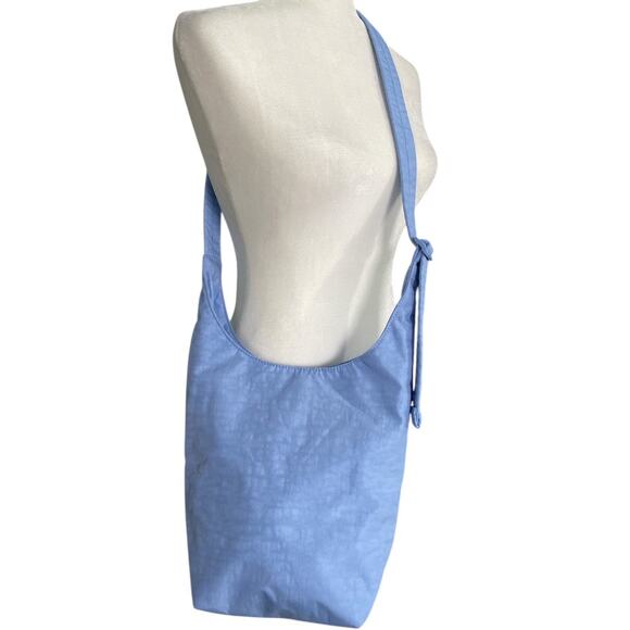 Baggu Women's Small Nylon Sling Crossbody Bag French Blue Purse Shoulder Bag NEW - Picture 3 of 9